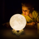 LED Night Lights Moon Lamp 3D Print Moonlight Timeable Dimmable Rechargeable Bedside Table Desk Lamp Children's Leds Night Light