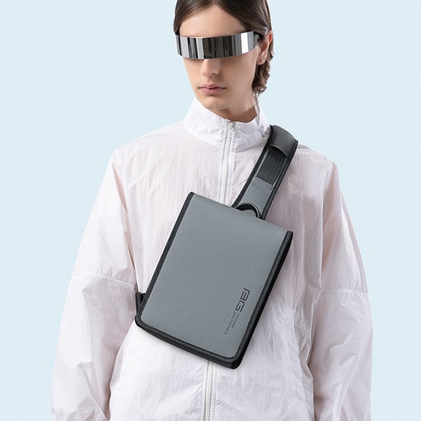 Shoulder Chest Bag Men's Trendy Messenger Bag Waterproof Casual