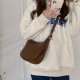 Women's Bag Casual Black One Shoulder Crossbody Bag Versatile Dumpling Bag