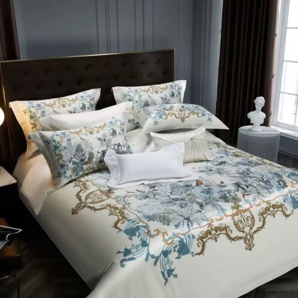 Digital Printed Cotton Fitted Sheet Bedding