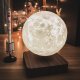 Customized Creative 3D Magnetic Levitation Moon Lamp Night Light Rotating Led Moon Floating Lamp