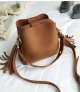 Frosted Tassel Single Shoulder Messenger Bag Retro Female Bag