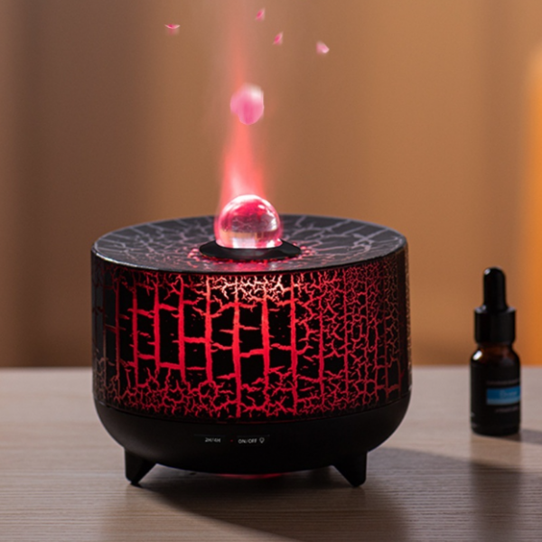 Colorful Simulation Flame Beads Aroma Diffuser Air Humidifier