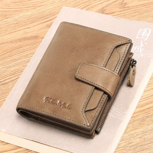 Men's Short Leather Fashion Casual Wallet