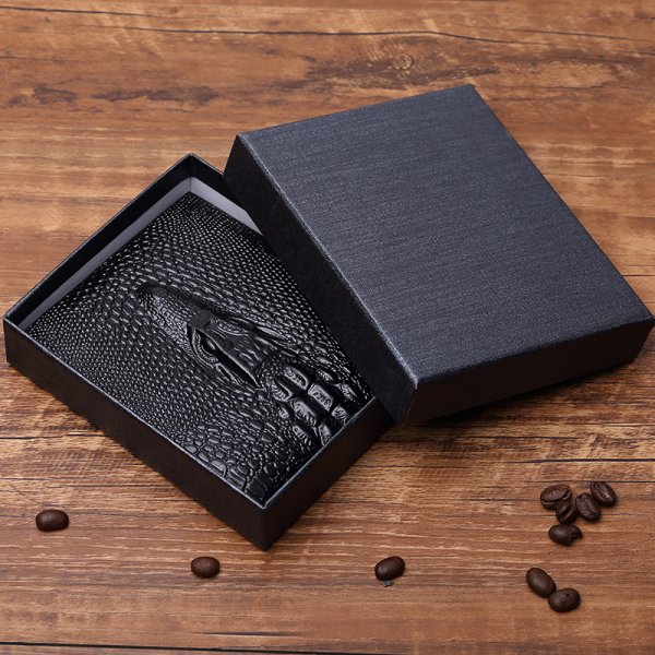 Men's Fashionable Casual Crocodile Print Wallet