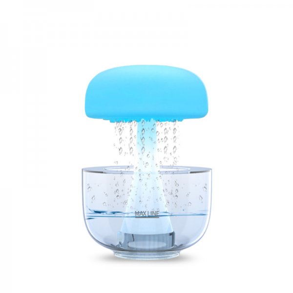 Jellyfish Raindrop Humidifier Ultrasonic Atomization Seven-color Ambience Light Cloud Rain Aroma Diffuser Home Decor