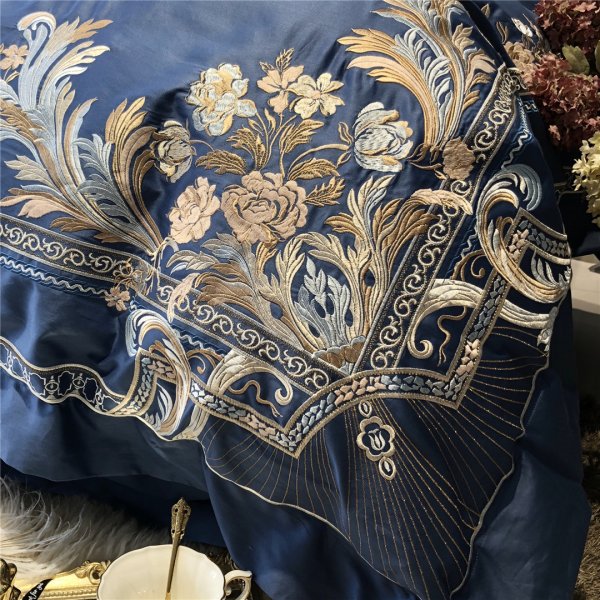 Four-piece Home Textile High-end Embroidery Bed