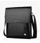 New Retro Men's Briefcase PU Waterproof Men's Bag